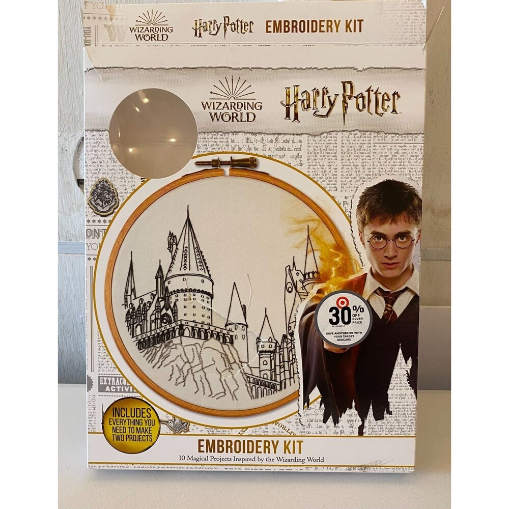 Harry Potter EMBROIDERY KIT Open Box Unused